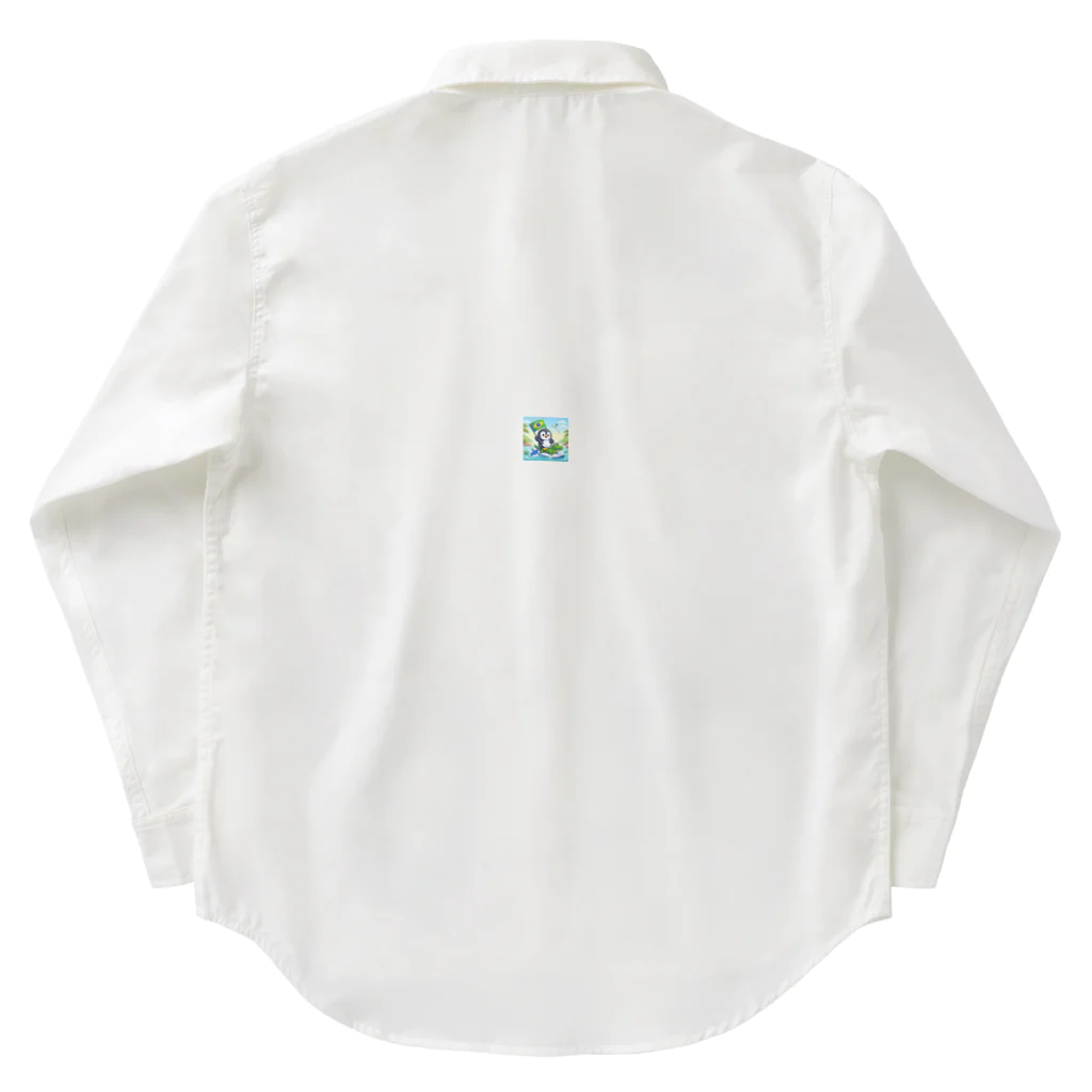 Enjoy 旅SUP!の旅ペンギン　ブラジル　アマゾンでSUP！！ Work Shirt