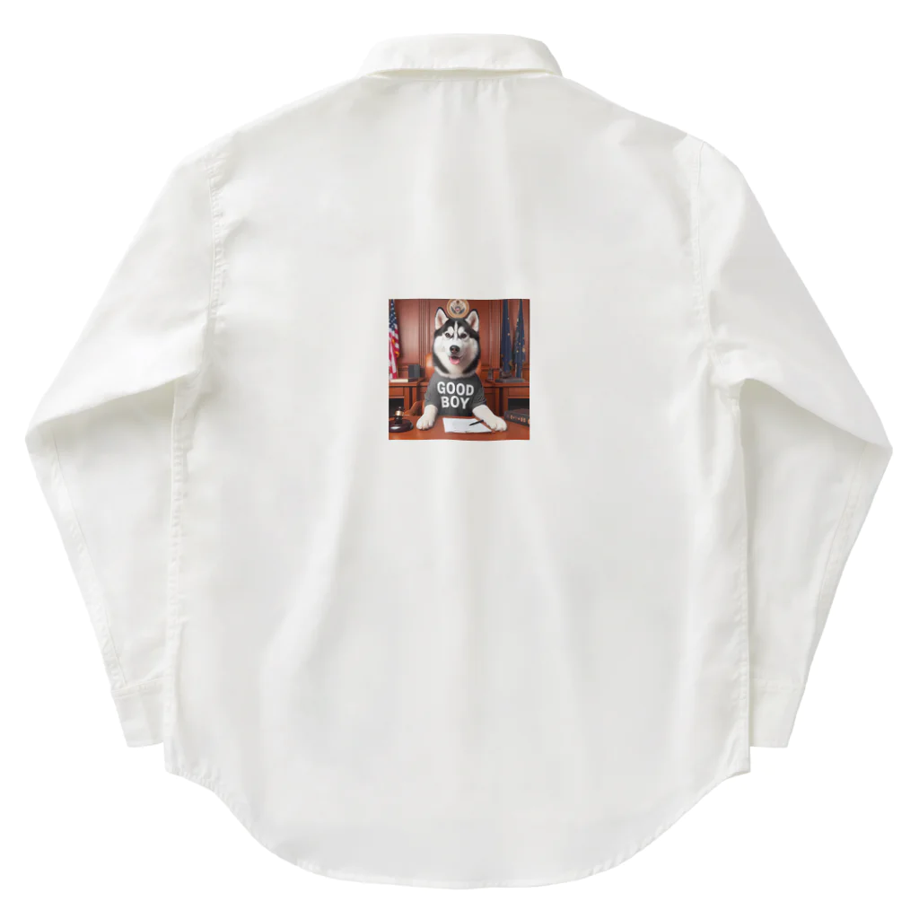 qloのGOOD BOY大統領 Work Shirt