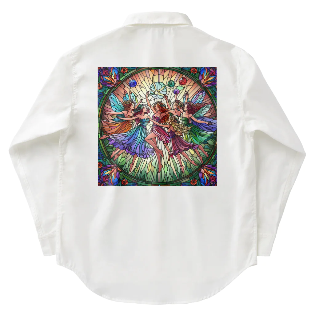 かるるんショップの妖精の舞シリーズ　祝福 ワークシャツ