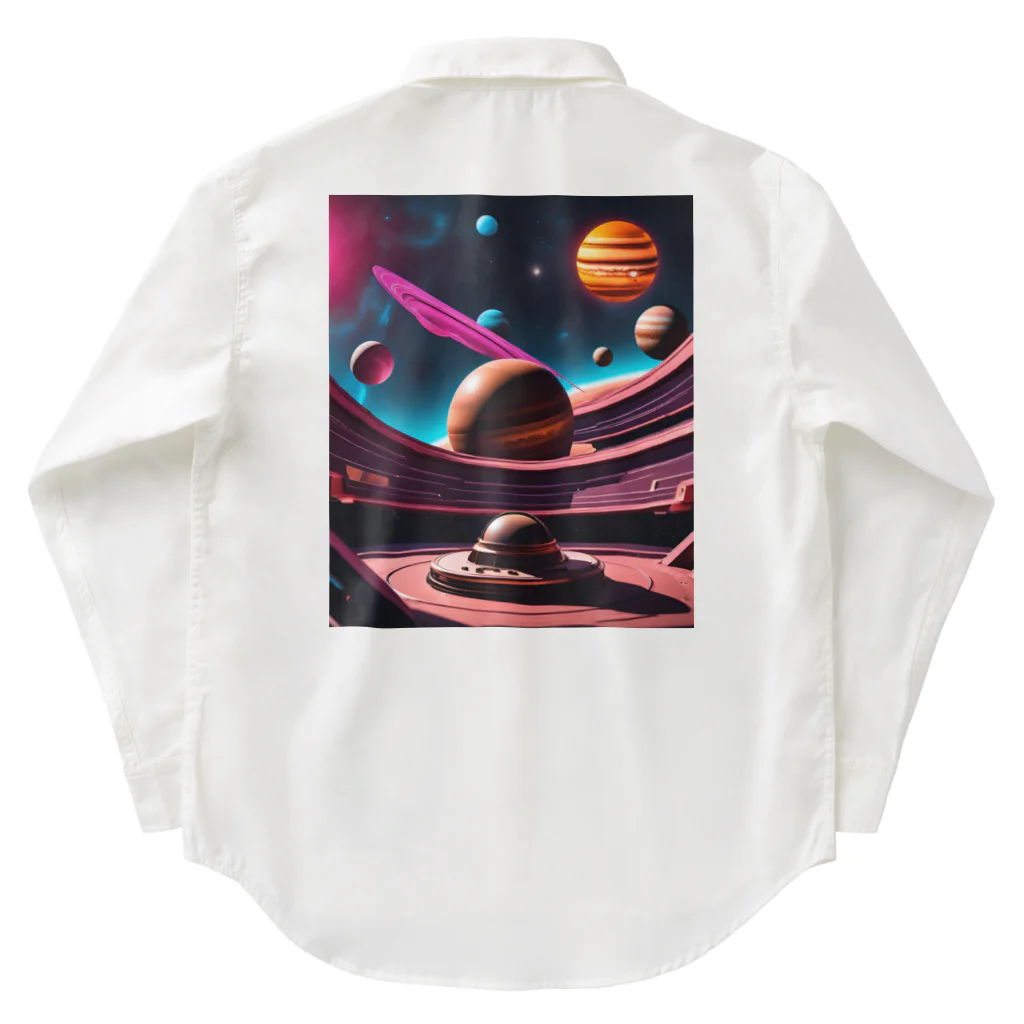 LUF_jpsのExploring the Solar System Work Shirt