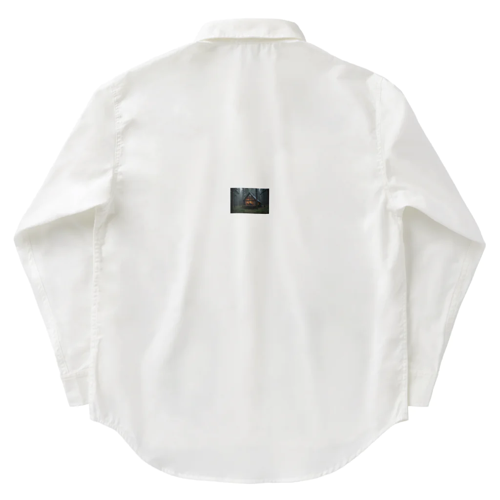 yuuu_kuuuの森林 Work Shirt