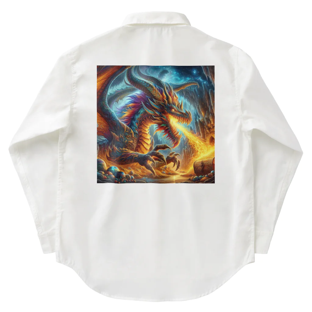 hyt1991のドラゴンファイヤー Work Shirt