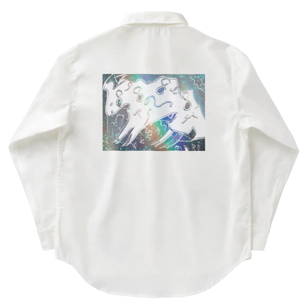 エネハピる〜🫧✨の自然✨🗻🌿‬ エネルギー♪ Work Shirt