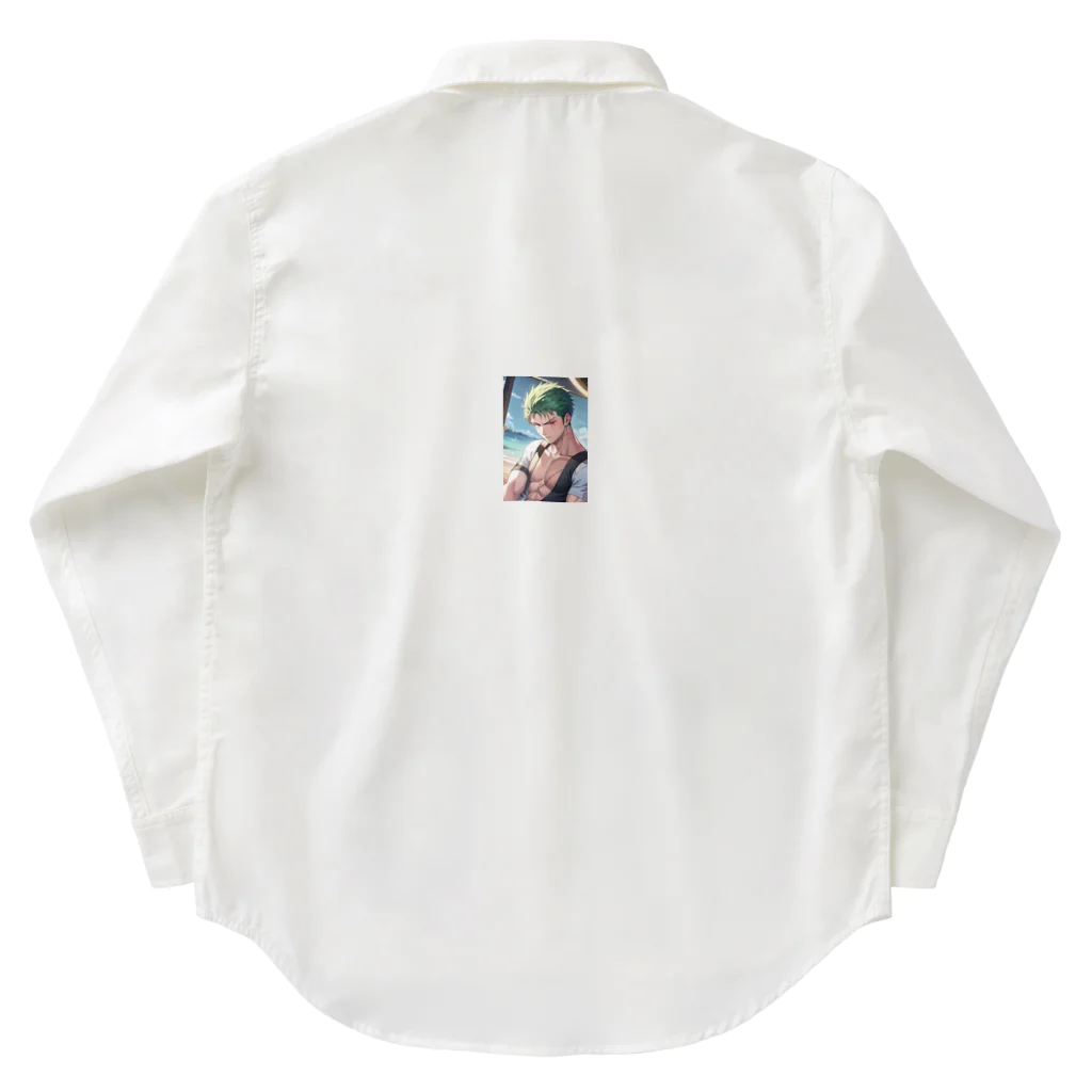 カカオのゾロ風 Work Shirt