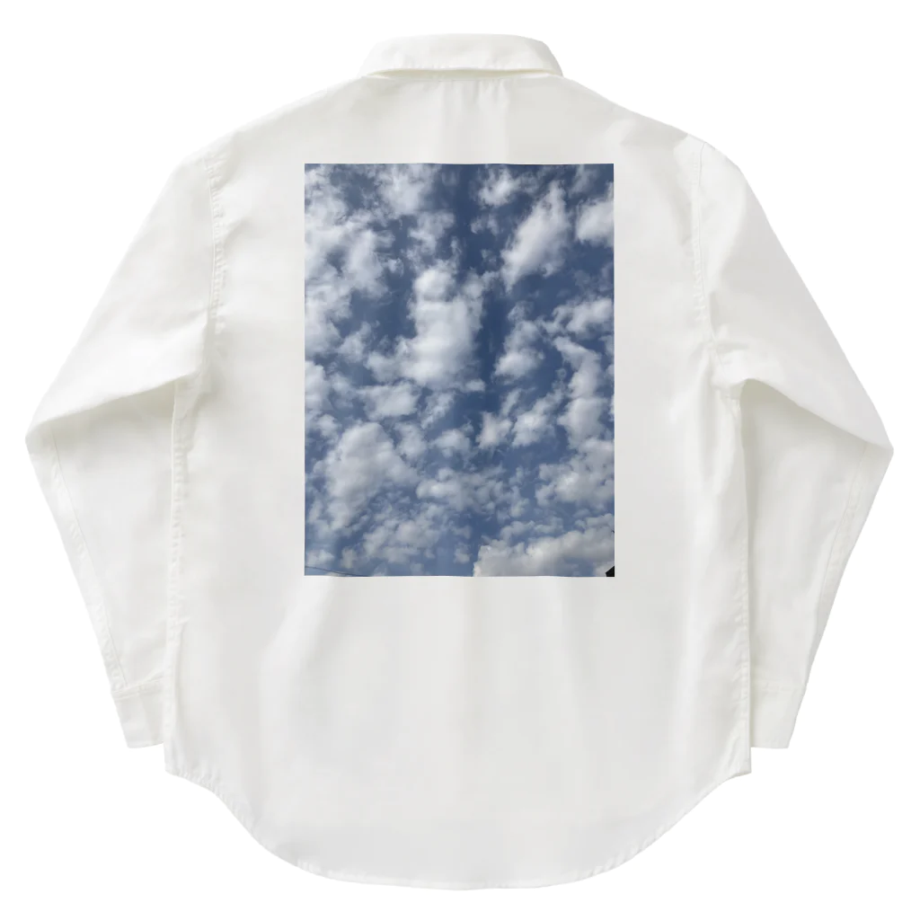 そらの4月13日の青空 Work Shirt