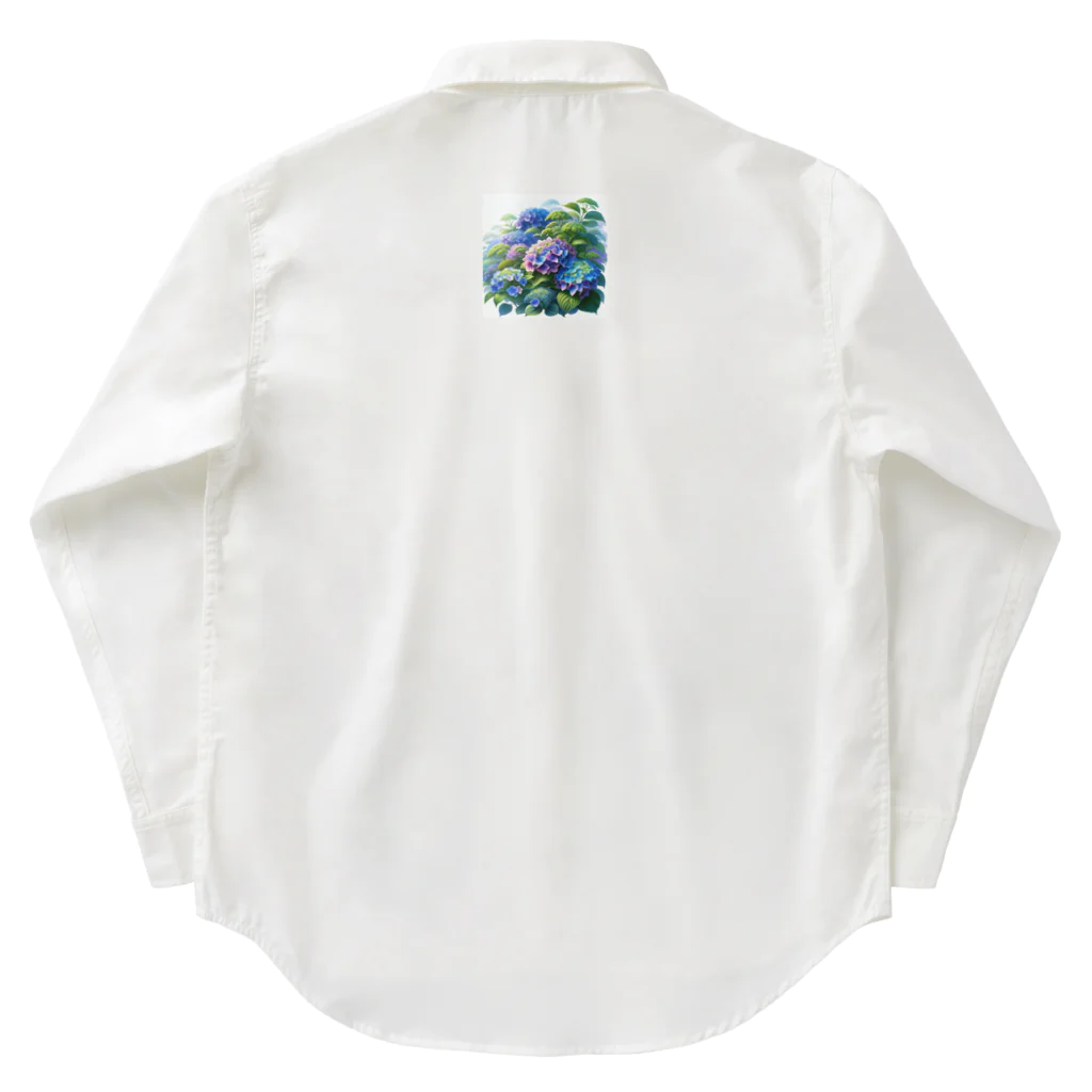 VeiledSageの紫陽花の饗宴 Work Shirt