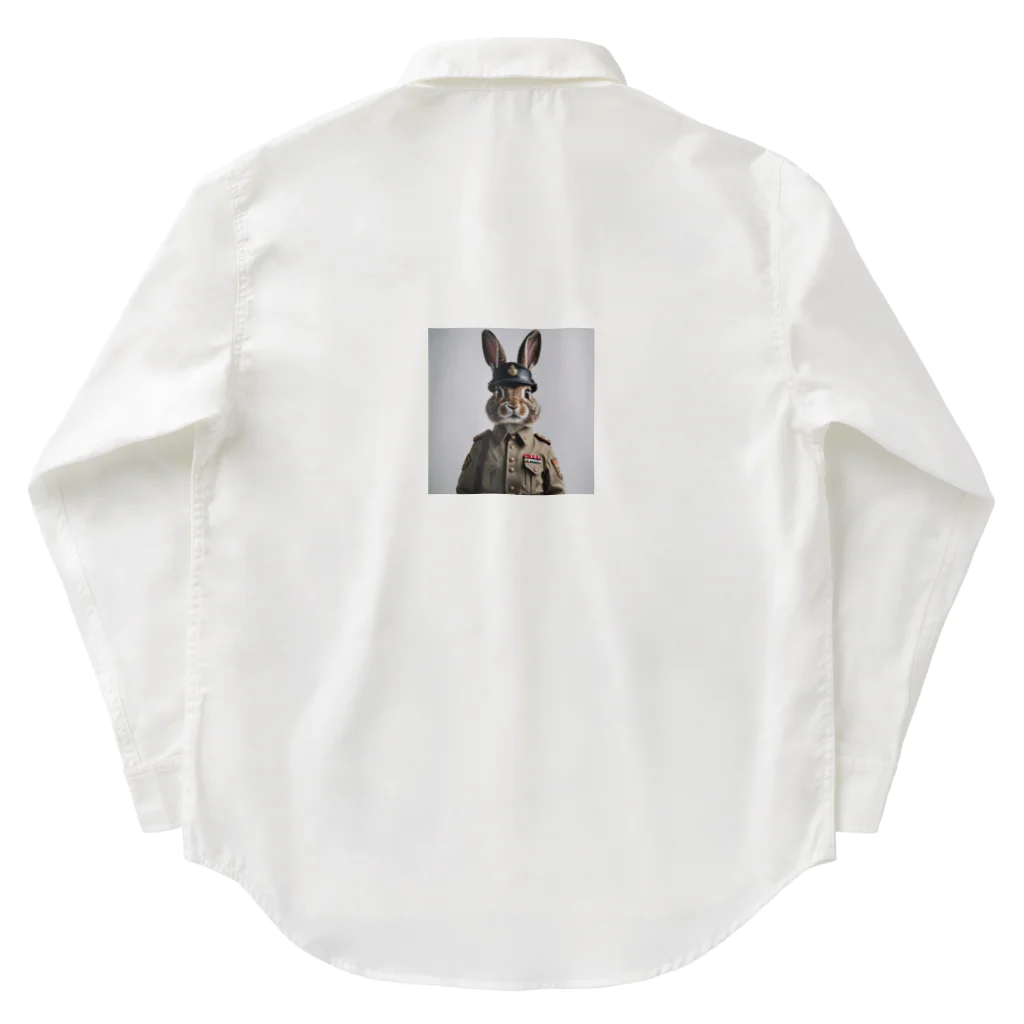TDK_TDKの軍人ウサギ#6 ワークシャツ