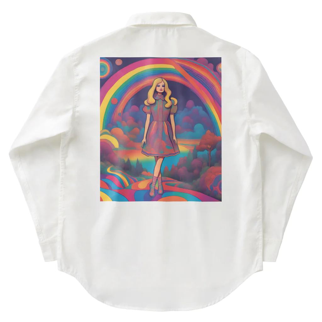 Unique Existenceのpsych girl Work Shirt