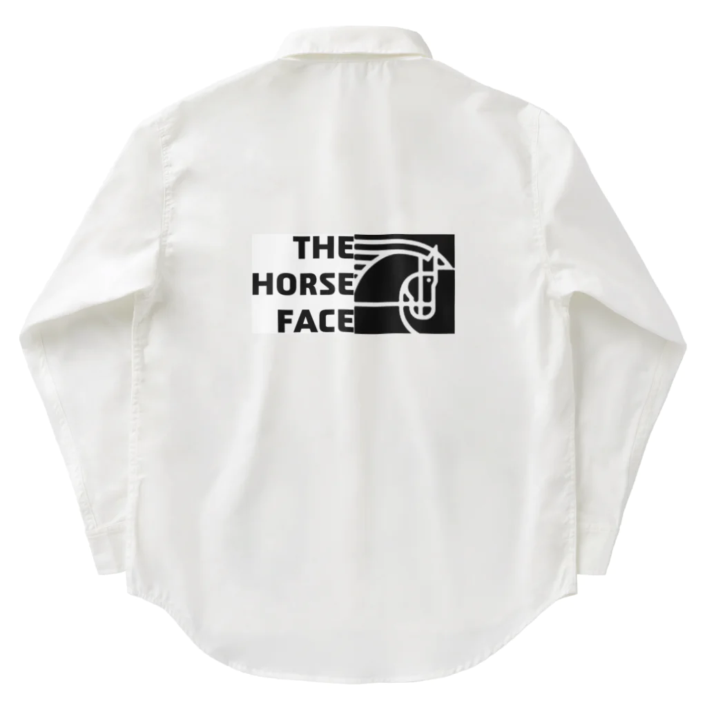 ロゼットステーブル お馬の雑貨屋さん🏇のThe Horse Face改 Work Shirt