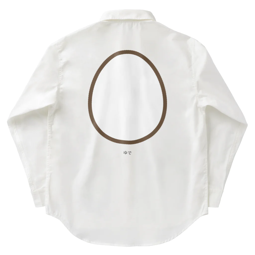 B-catの見た目同じシリーズ「ゆでたまご」 Work Shirt