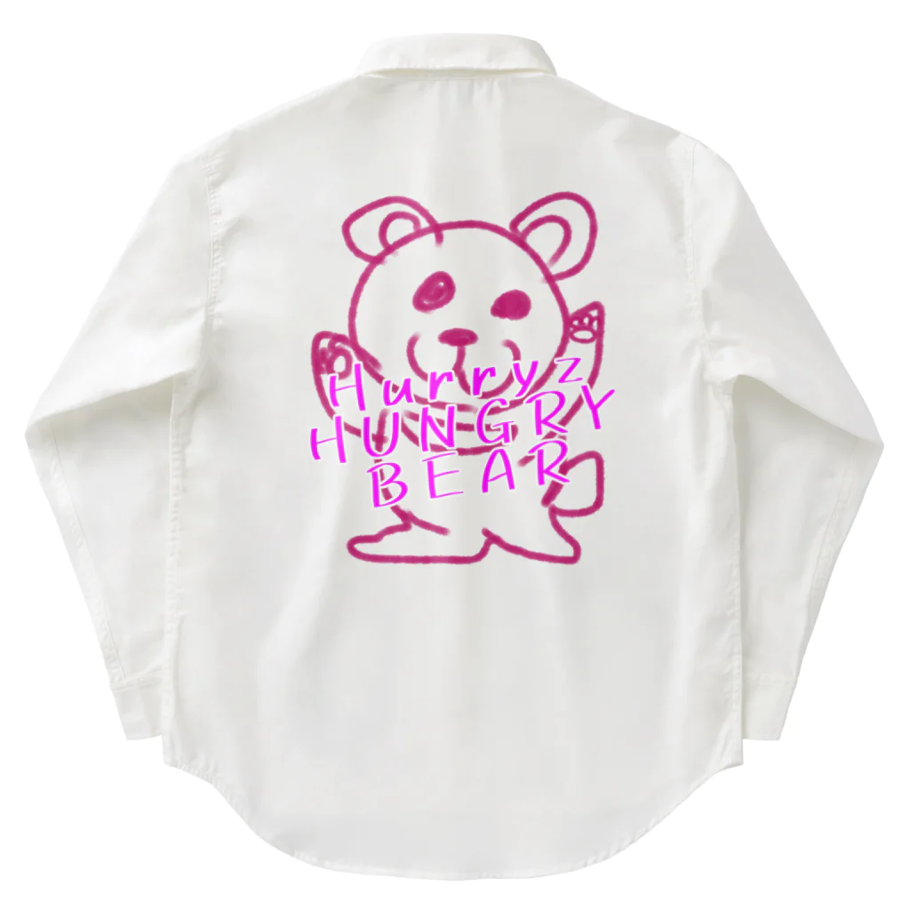 Hurryz HUNGRY BEARのHurryz HUNGRY BEAR 落書き Work Shirt