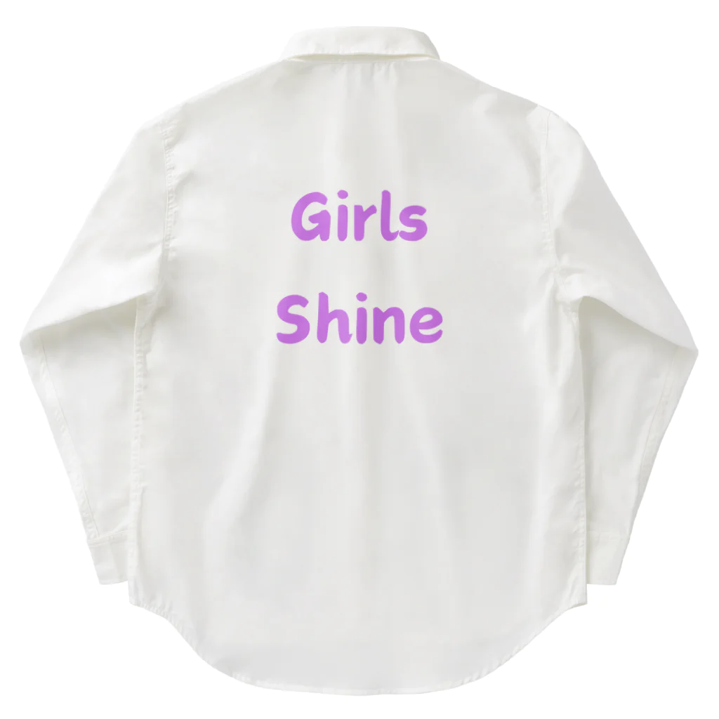 あい・まい・みぃのGirls Shine-女性が輝くことを表す言葉 Work Shirt