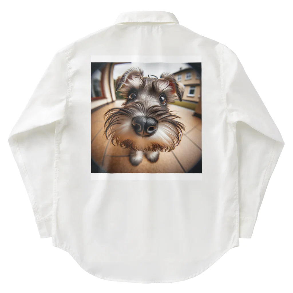 mermaidのschnauzer Work Shirt