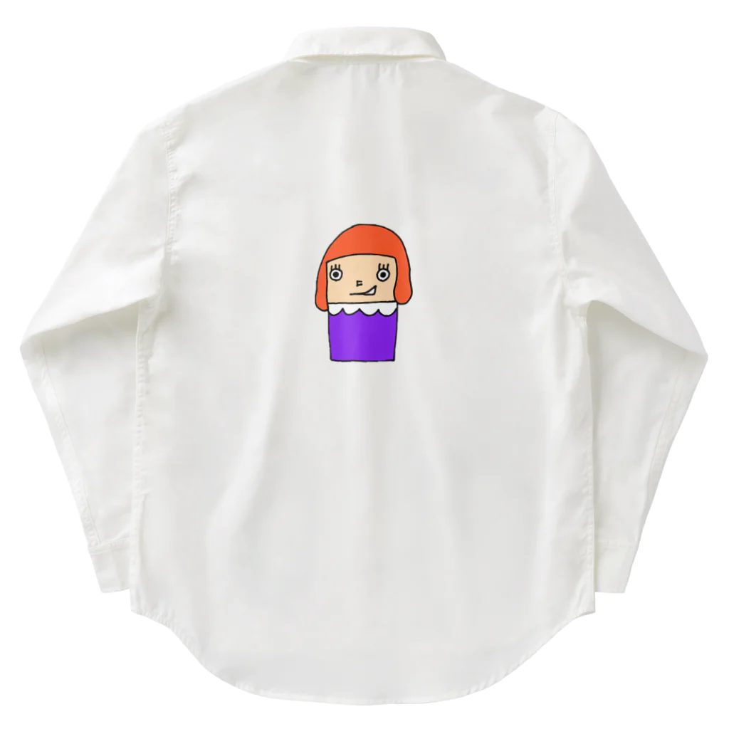 sooomaxの四角いちゃん Work Shirt