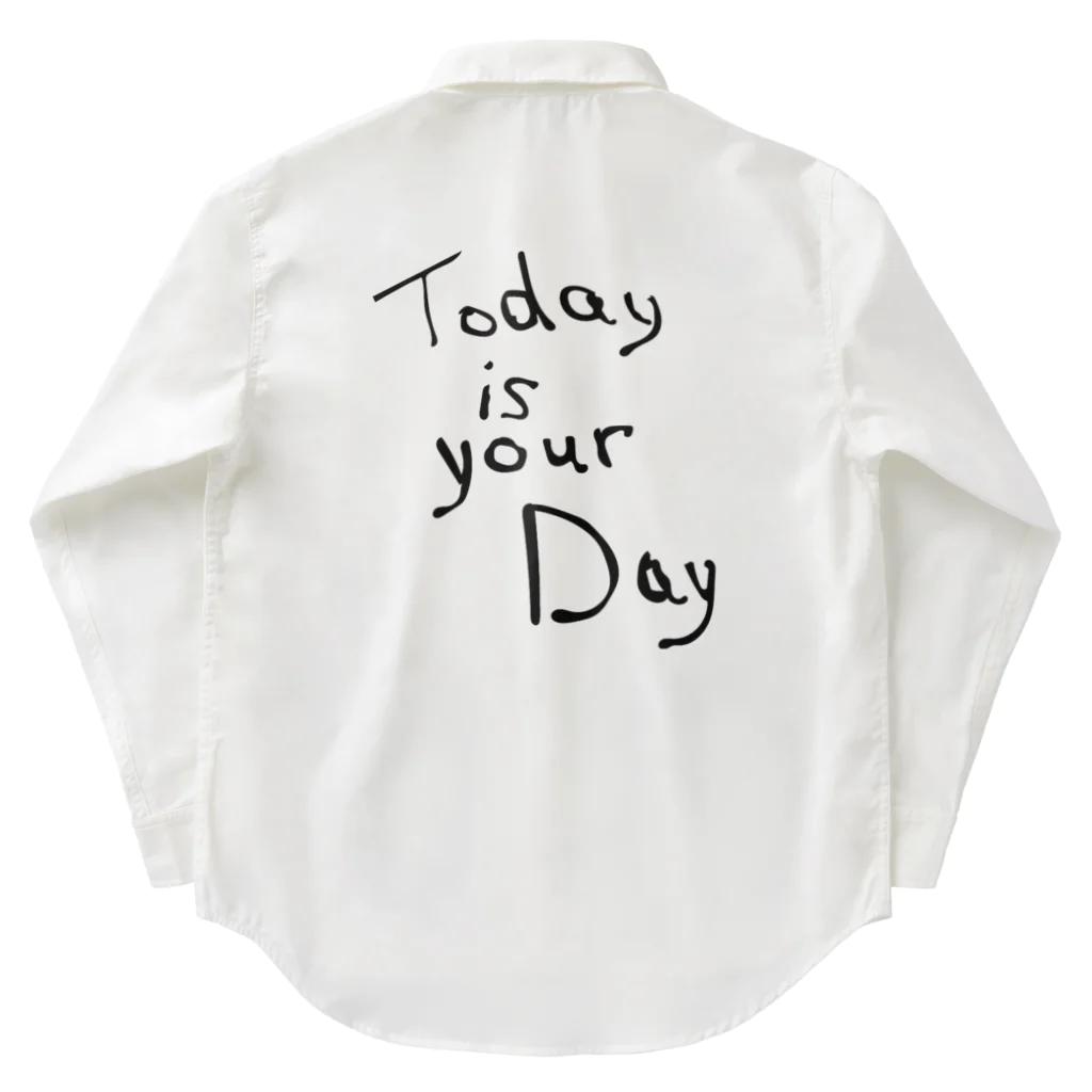 TESTIMONYのtoday is your day ワークシャツ