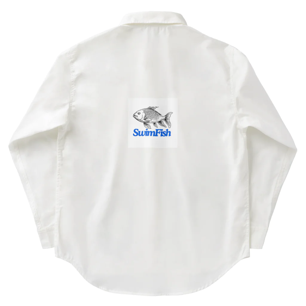 ウェブエンパイアのSwimFish(泳ぐ魚) Work Shirt