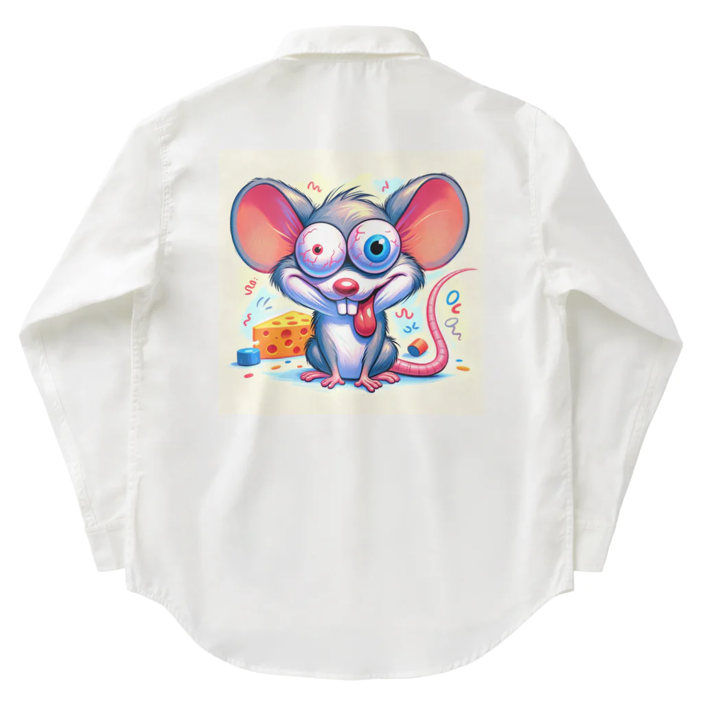 funny-itemsのパニックマウス Work Shirt