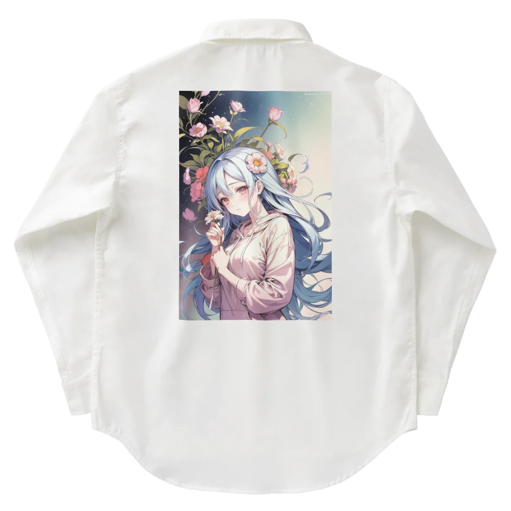 🐋うくはのお店の花と君7 Work Shirt