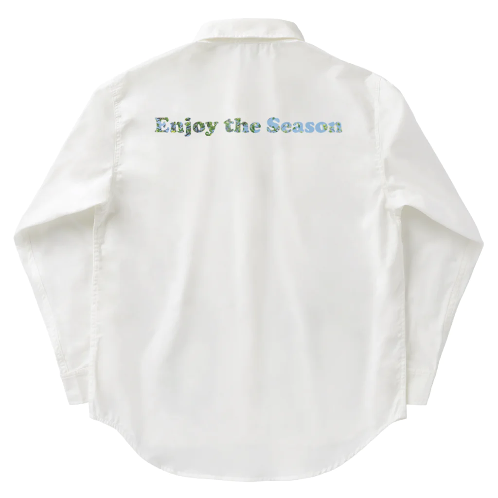 atelier_lapislazuliのenjoy the season ワークシャツ