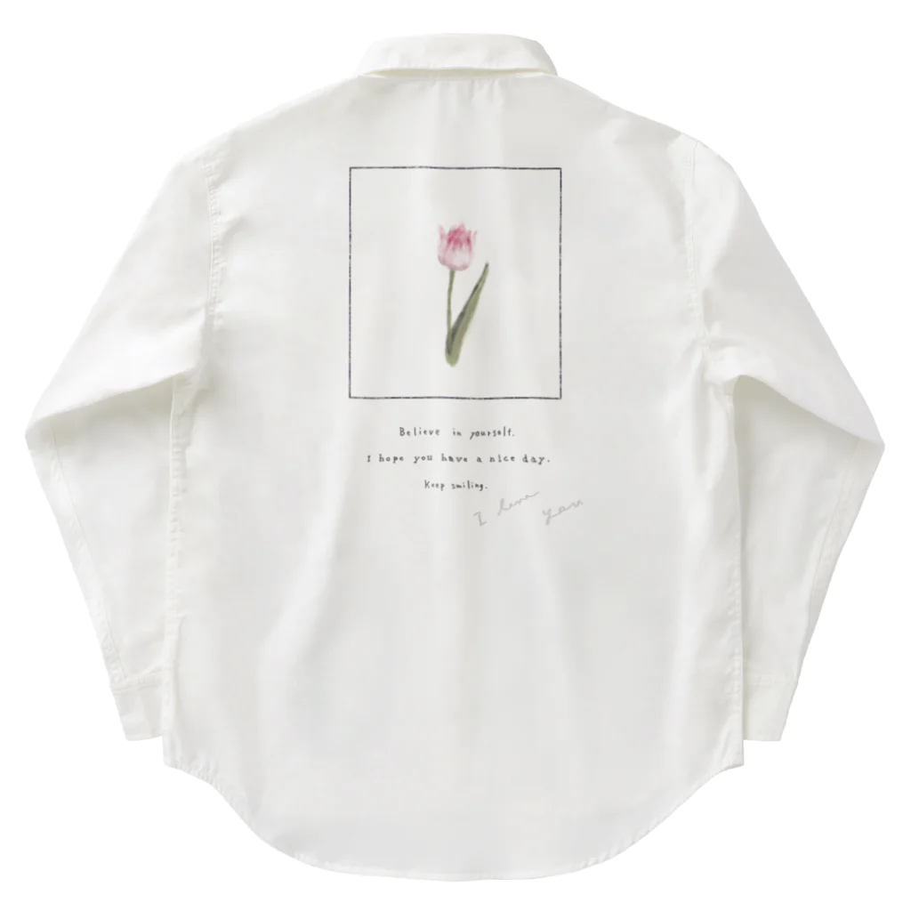 rilybiiの🍧 Strawberry Shaved Ice Tulip . Work Shirt