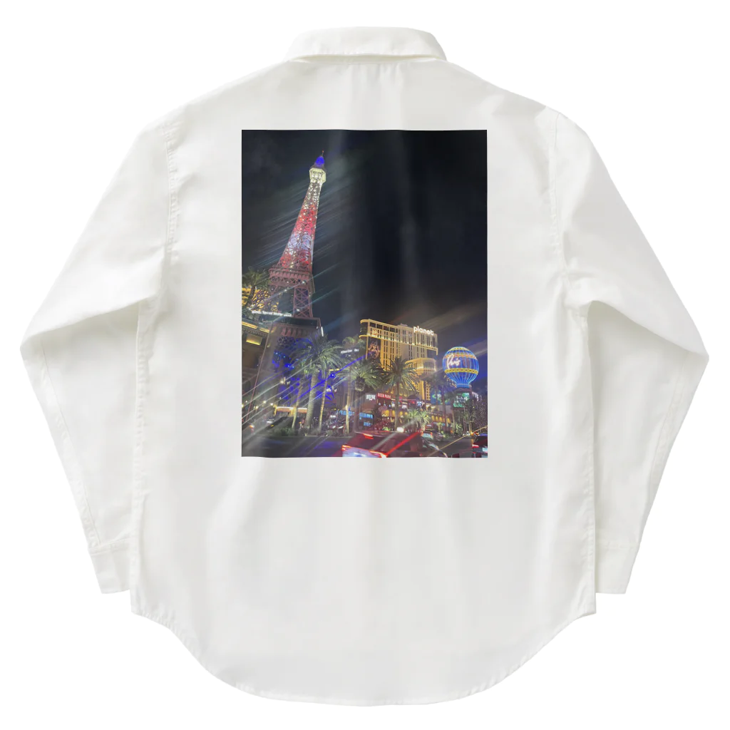 monkey_tkのラスベガス　夜景　カジノ Work Shirt