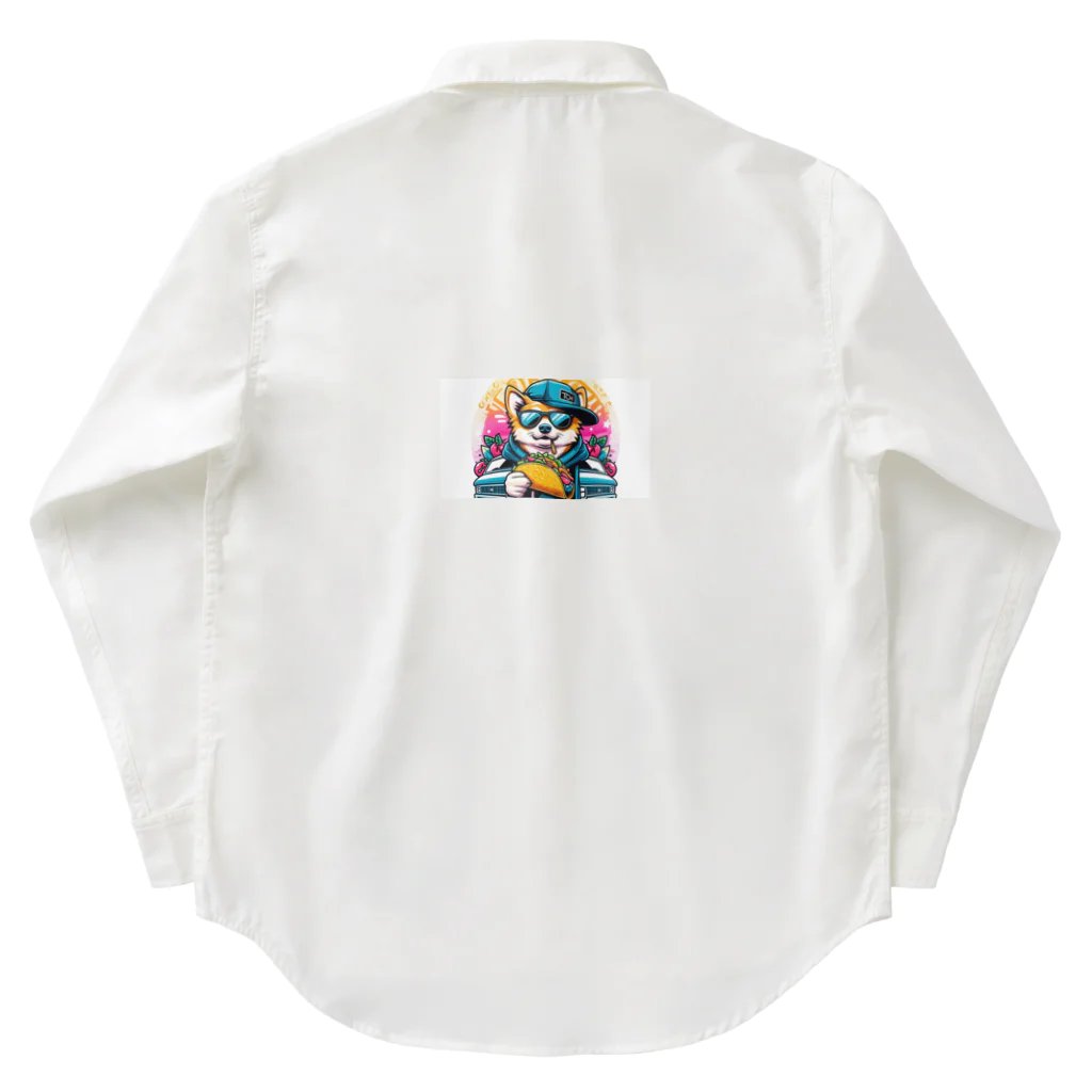 Gokuuchan's Cute Creationsのゴクウちゃんとタコス　time Work Shirt