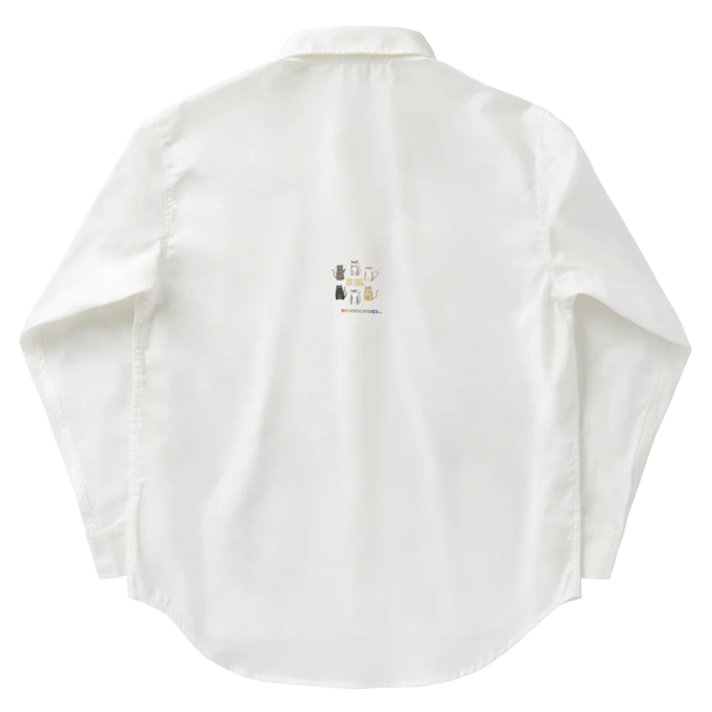 harenochinico...のNO CAT NO LIFE Work Shirt