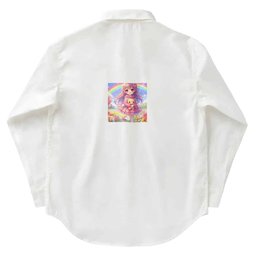 aaammmamのロリ　少女　ピンク髪 Work Shirt