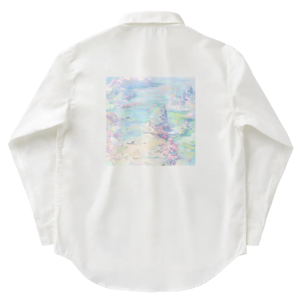 幻想世界のイーハトーブの幻風景 Work Shirt