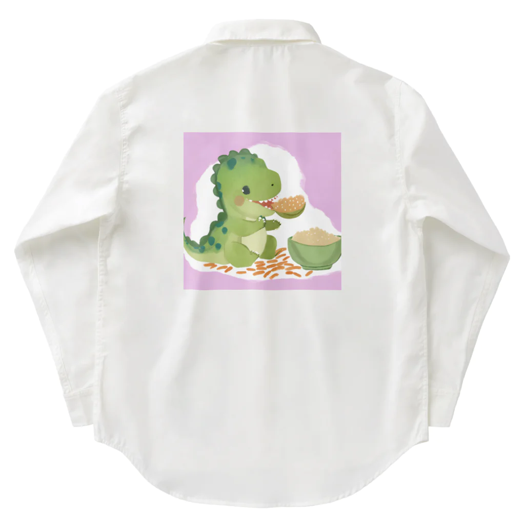 kikorin-の恐竜太郎 ワークシャツ