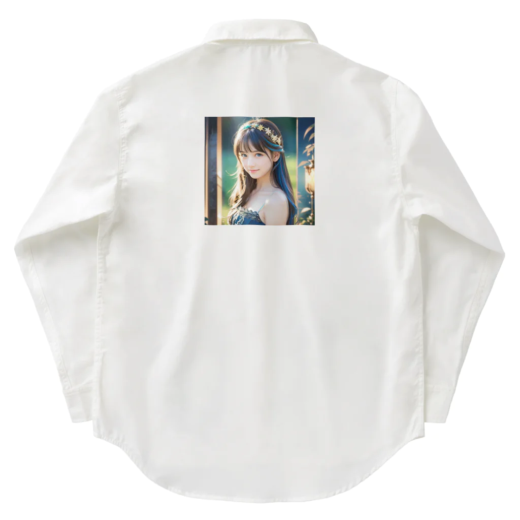 終わらない夢🌈の美しい少女✨ Work Shirt