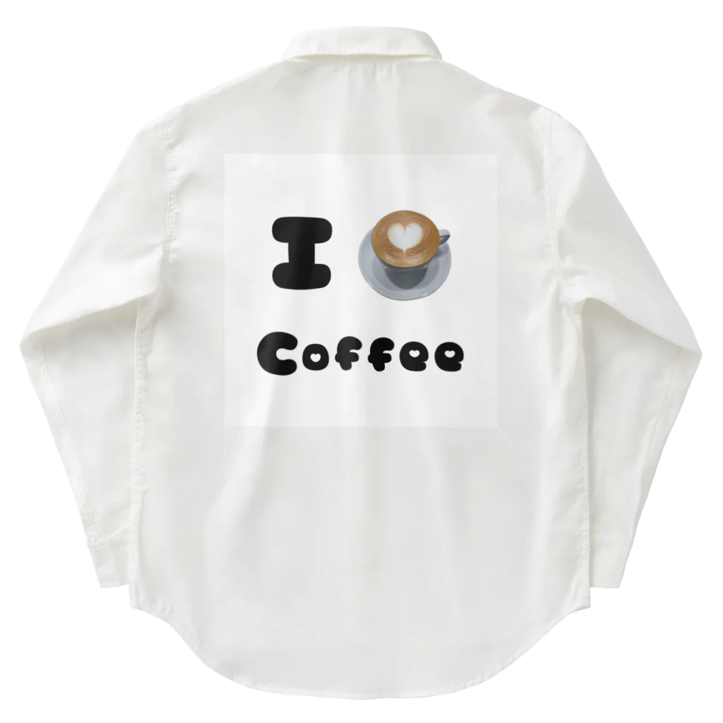 BIMAMECOFFEEのI♡coffee Work Shirt