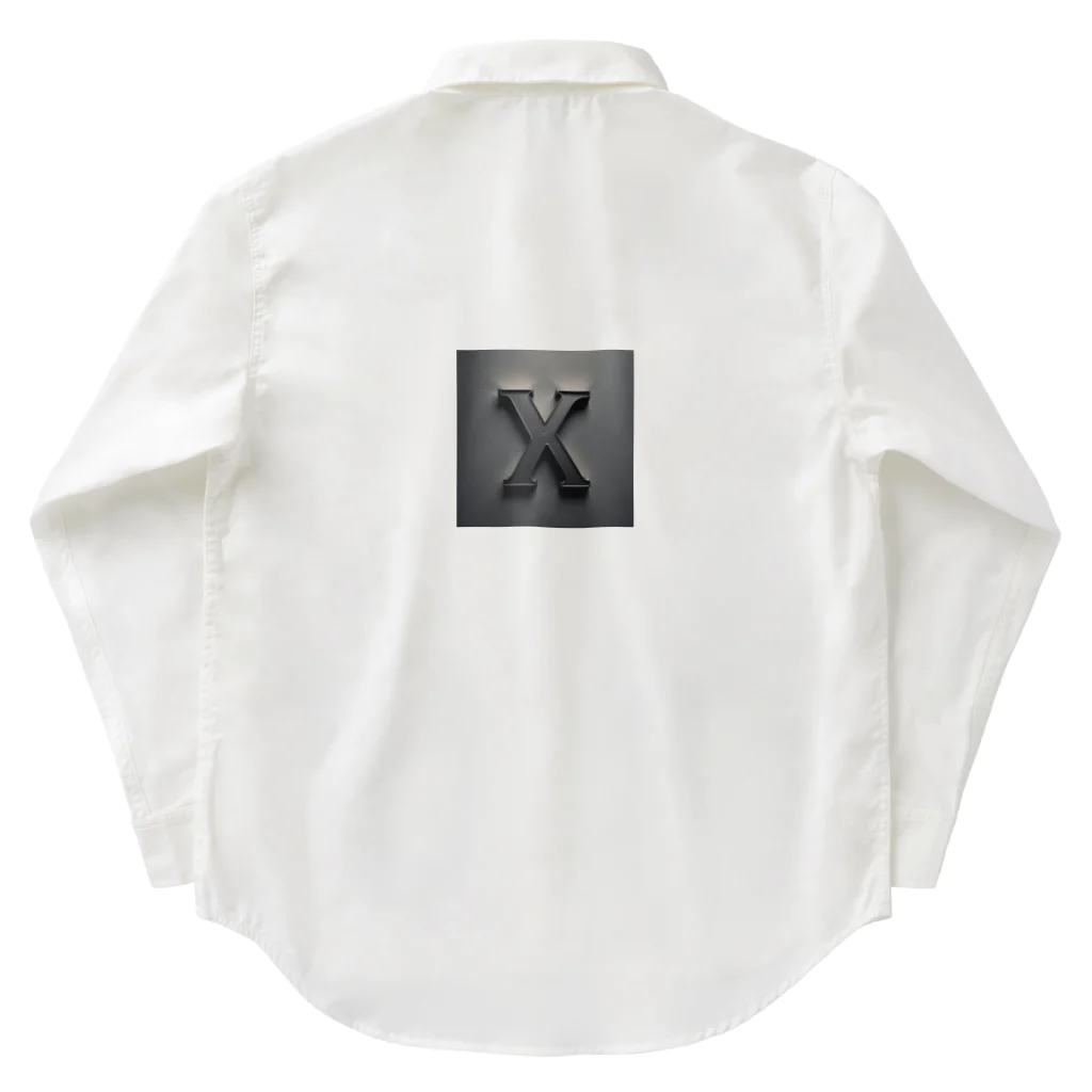 WORLDのかっこよく描いたX Work Shirt