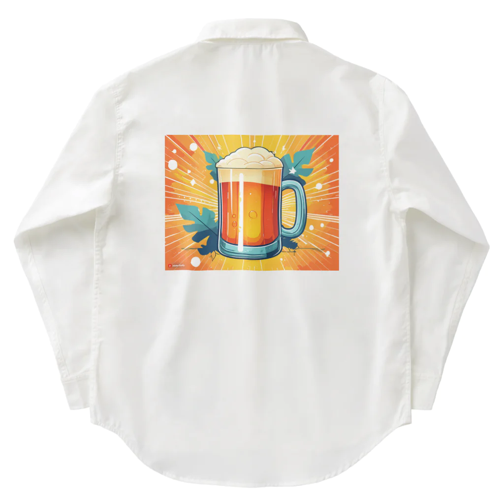 山田綾の夏到来ビールグッズ！Beerで皆で盛り上がろう！ Work Shirt