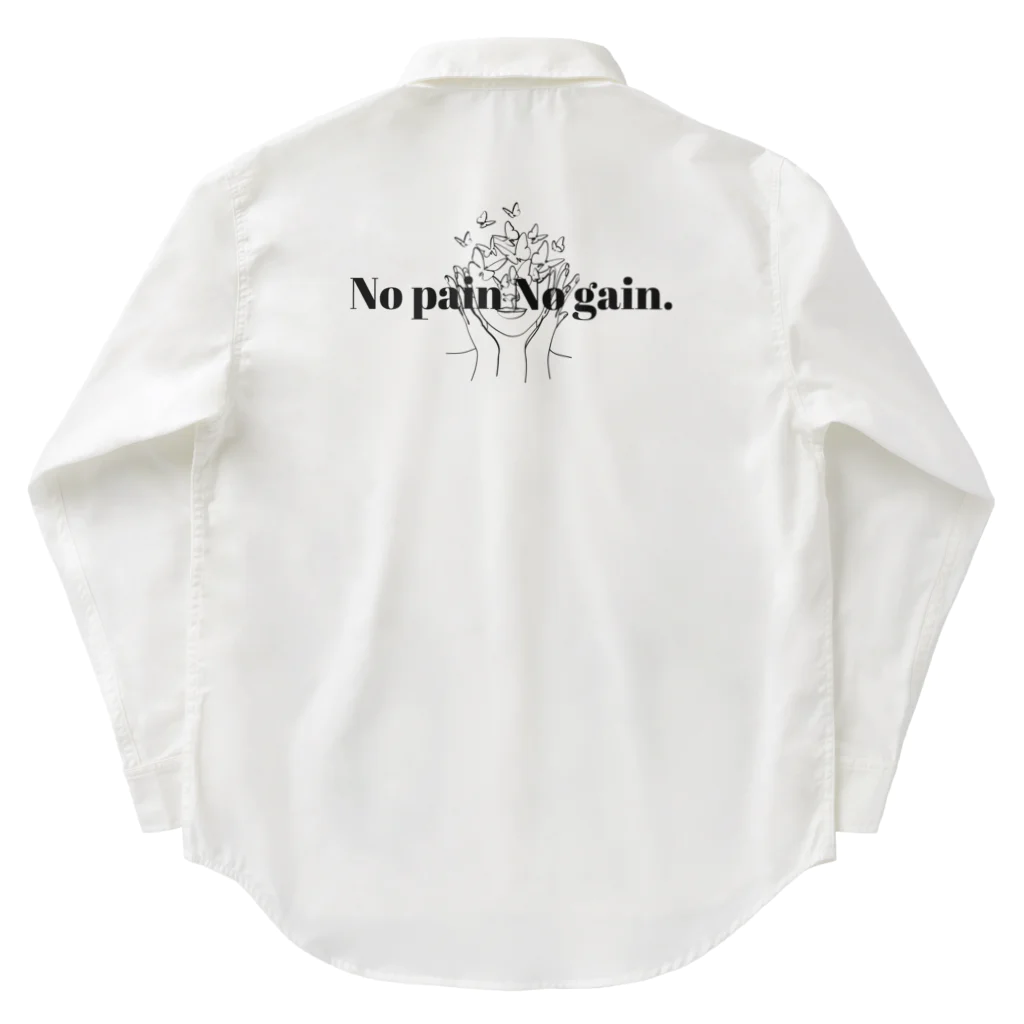 blueingreenのNo pain No gain. Work Shirt