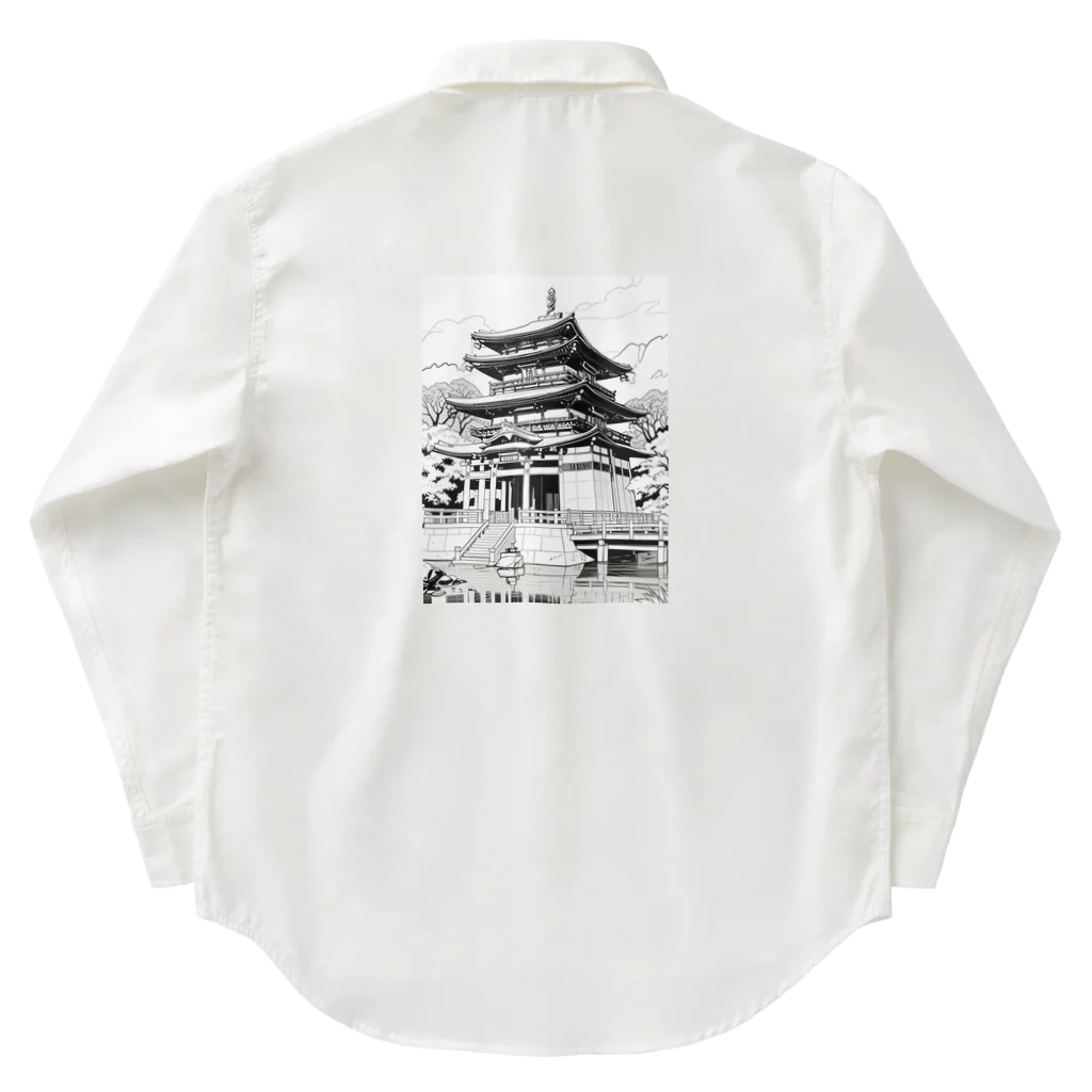 ZZRR12の和の風景 Work Shirt