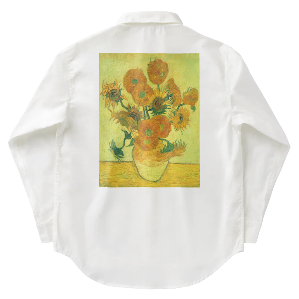 ryoryoの「ひまわり」ゴッホ　Vincent van Gogh / Sunflowers Work Shirt