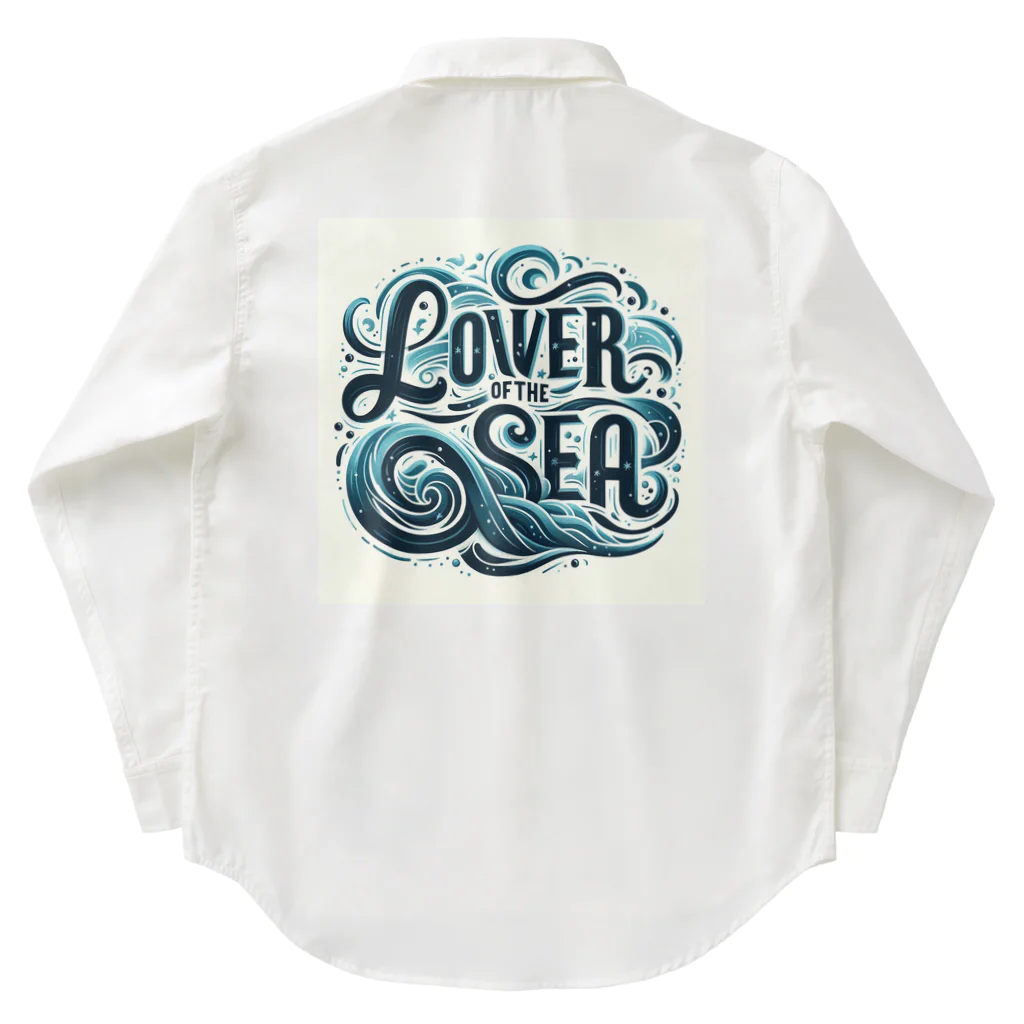 ocean roomのlover of the sea ワークシャツ