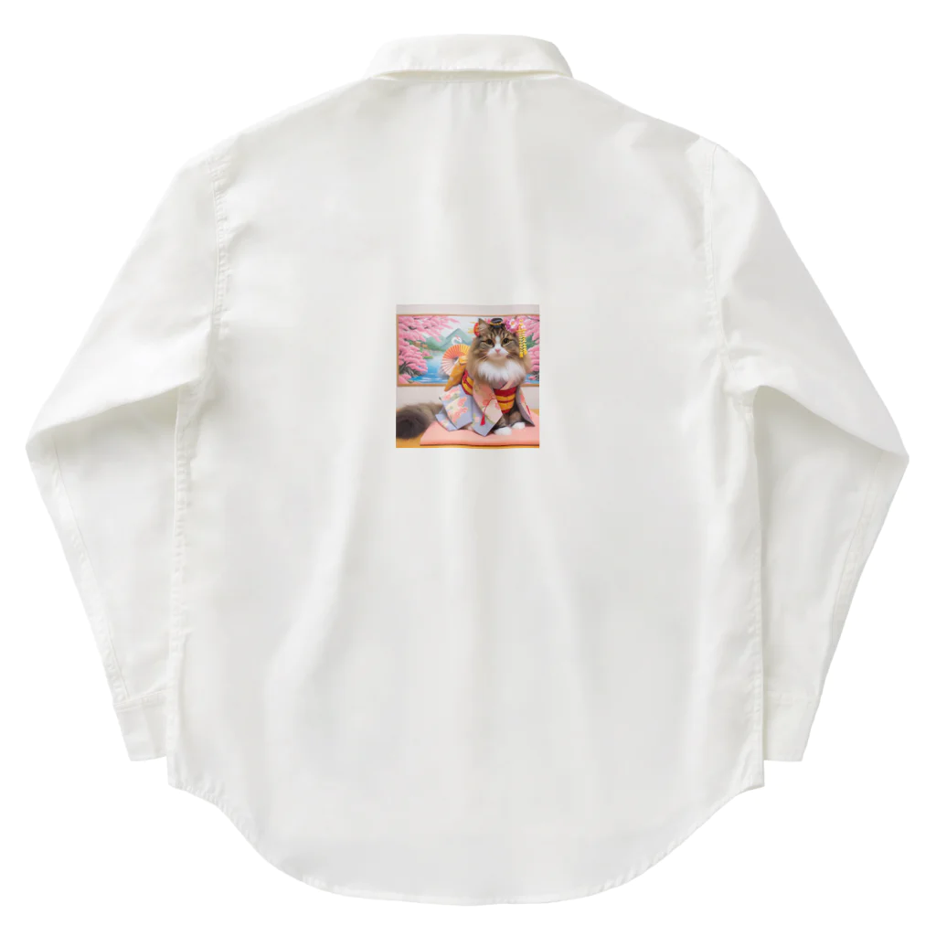 sophie138の舞妓ネコおにゃん Work Shirt