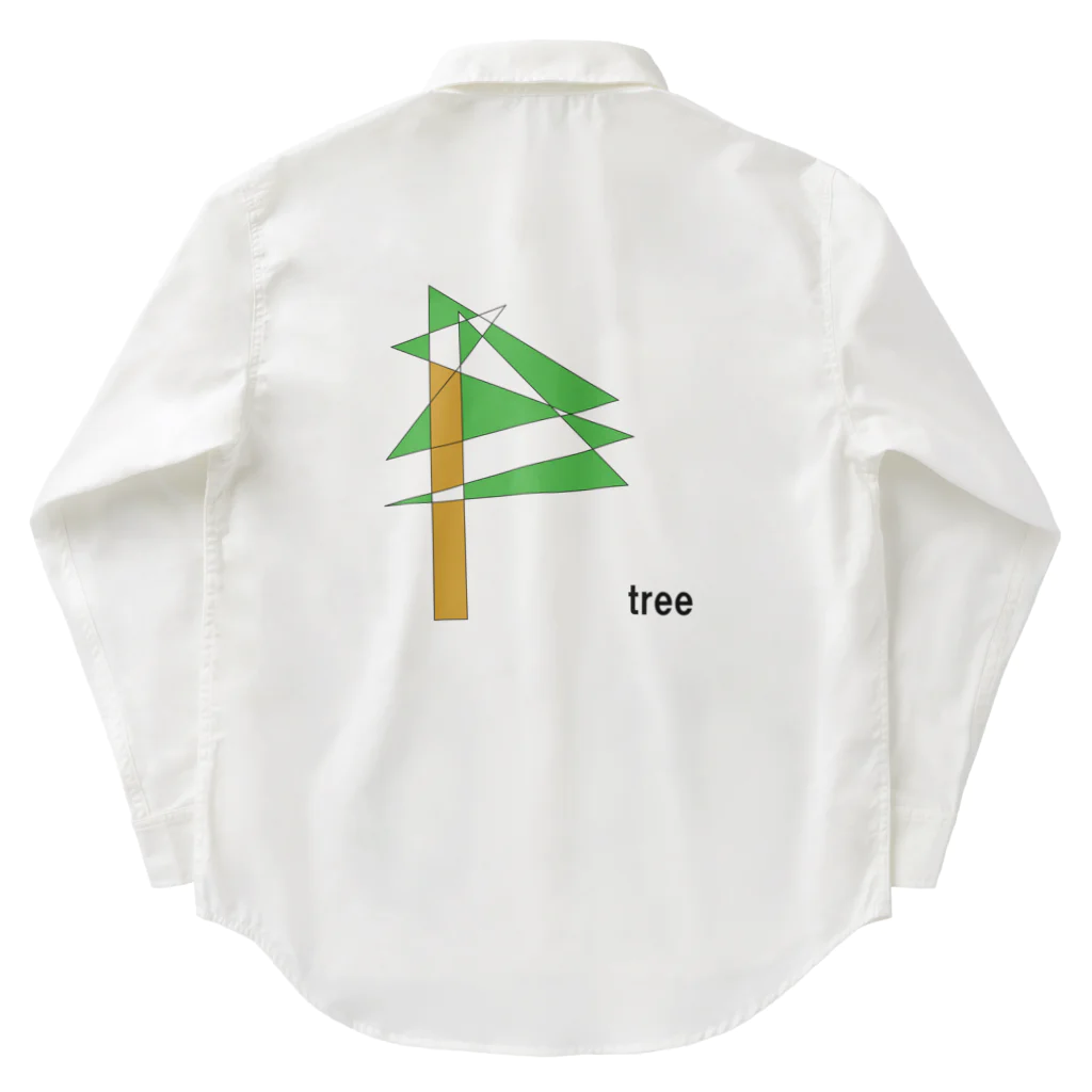 かえるのtree Work Shirt