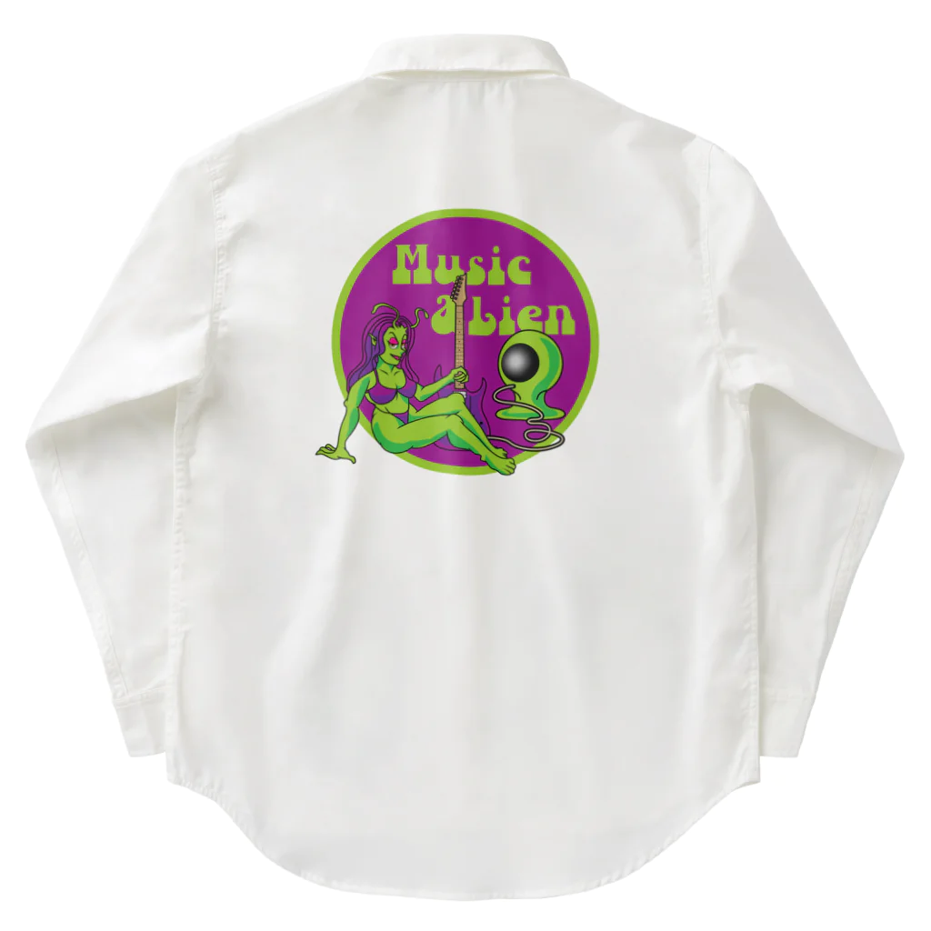 提供 tshopのMUSIC ALIEN Work Shirt