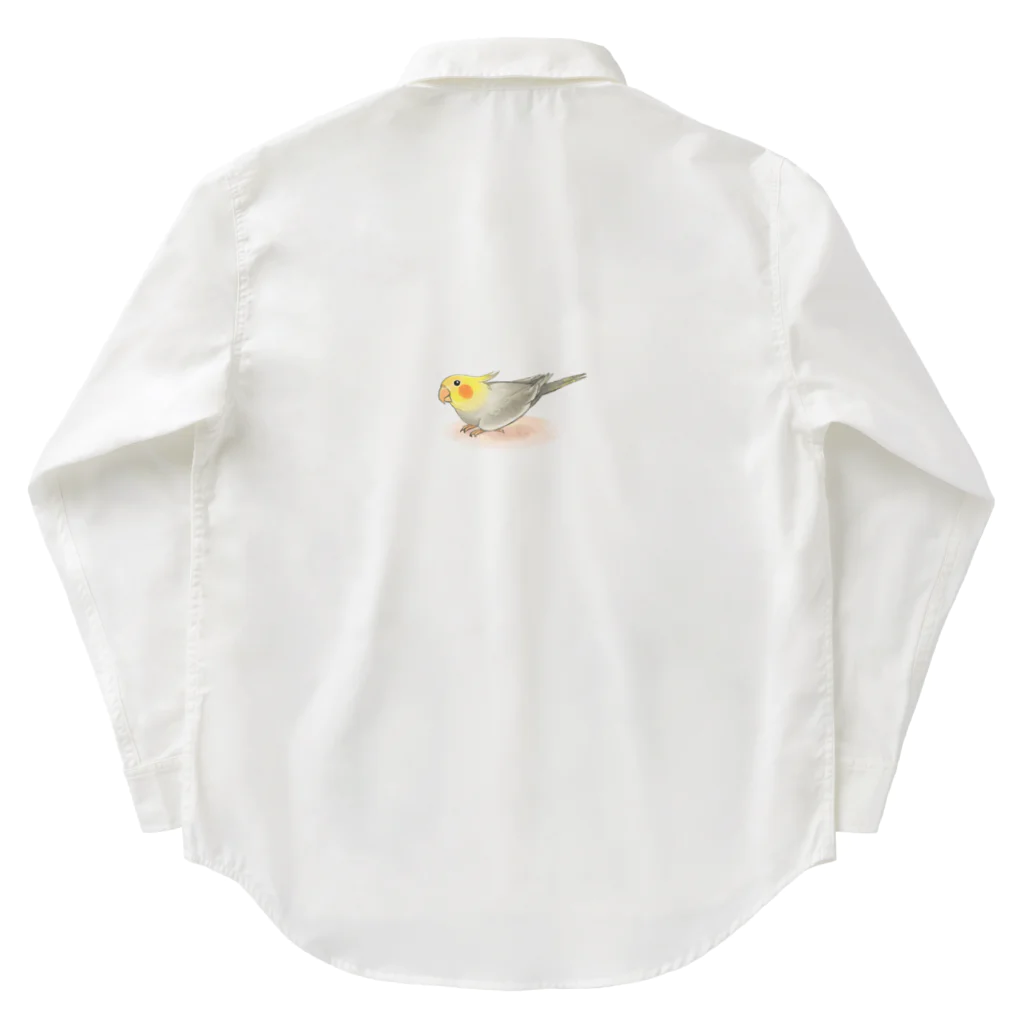 まめるりはことりのオカメインコ　レキ【まめるりはことり】 Work Shirt