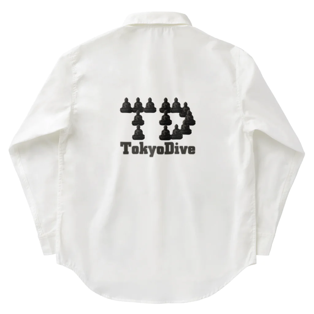 Tokyo Dive ⅡのTokyoDive2ロゴ Work Shirt