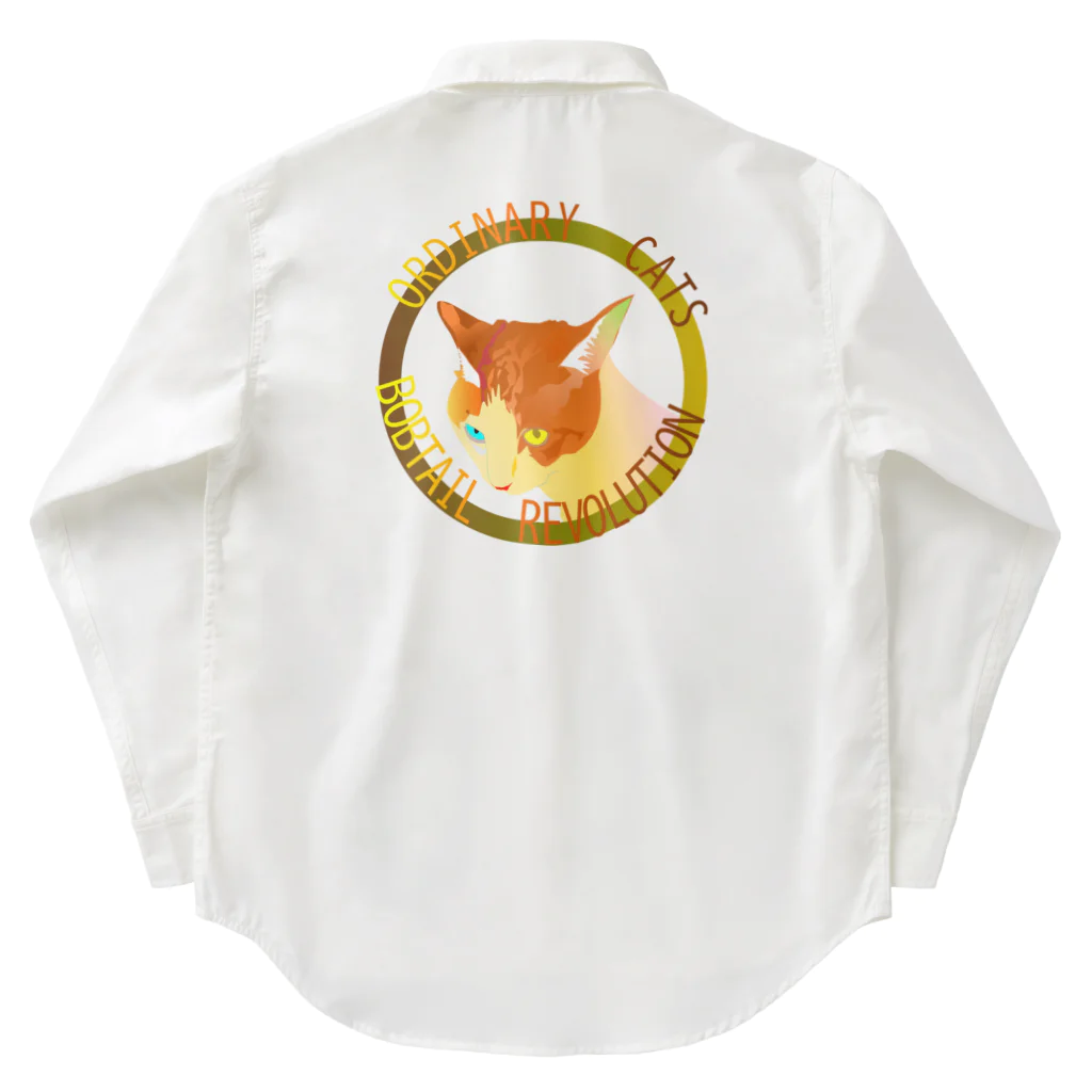 『NG （Niche・Gate）』ニッチゲート-- IN SUZURIのOrdinary Cats04h.t.(秋) Work Shirt