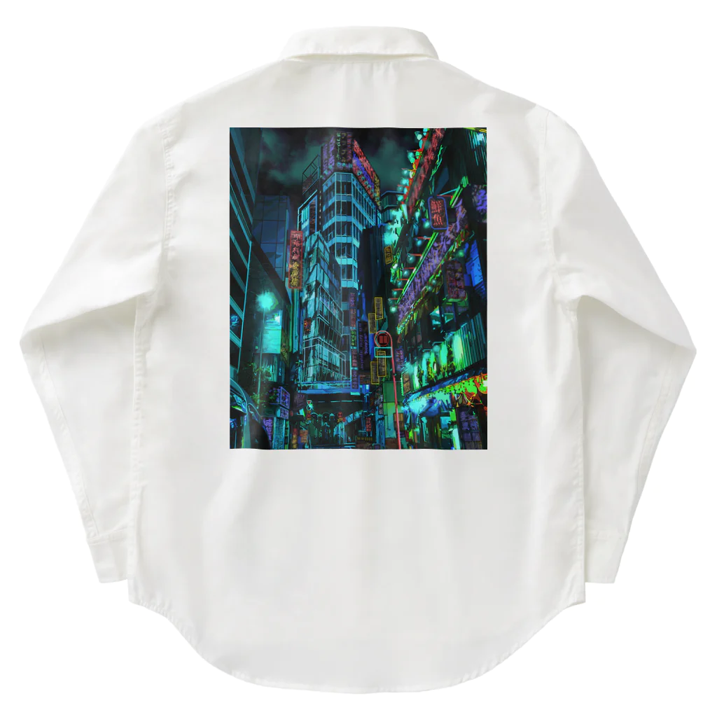 aero_acidのcyberpunk  tokyo Work Shirt