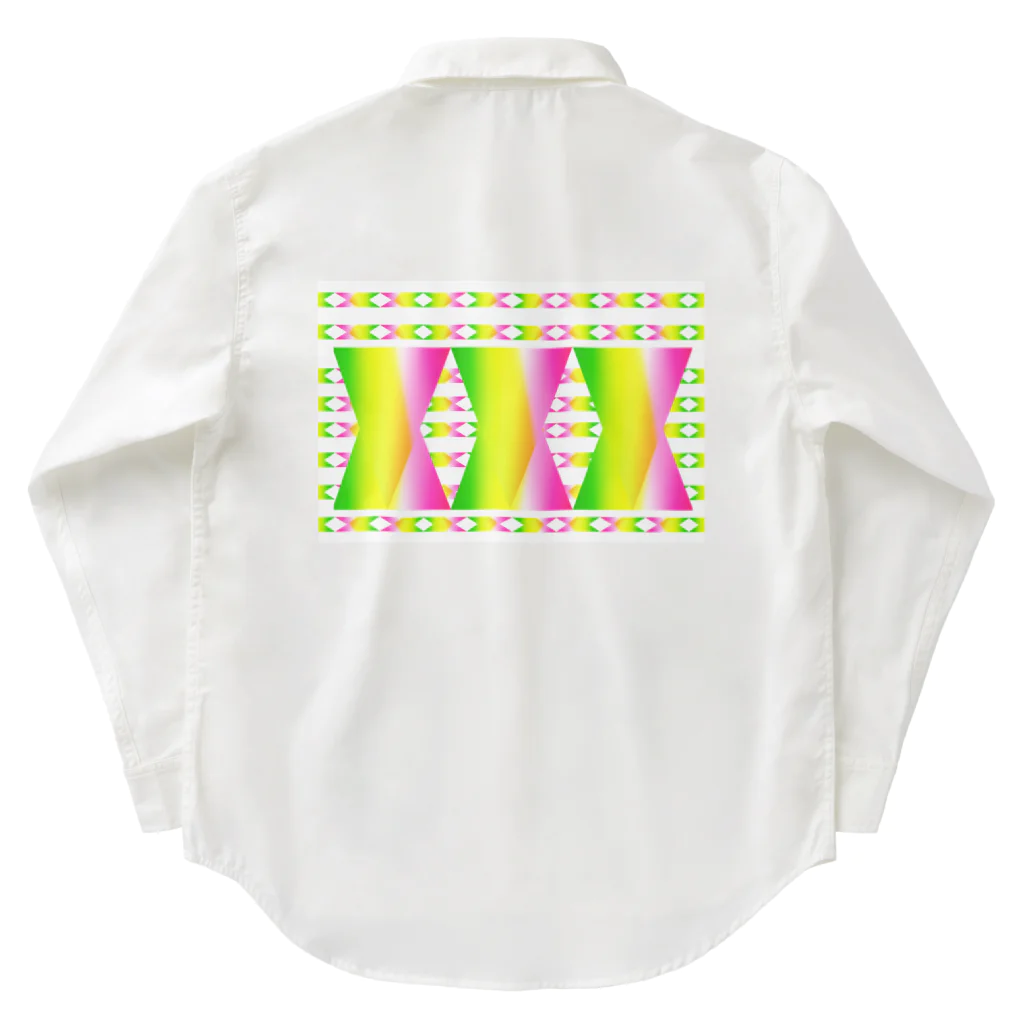 ✨🌈✨ユラクラカン🇯🇵 ✨🌈✨の🌸春色虹グラス🌈 Work Shirt