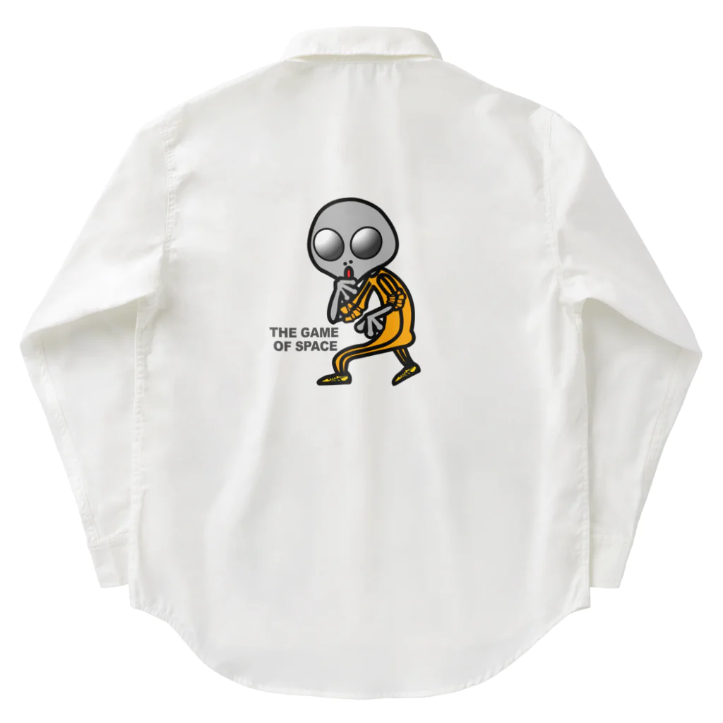 オリジナルデザインTシャツ　SMOKIN'の宇宙遊戯 ポスターバージョン Work Shirt