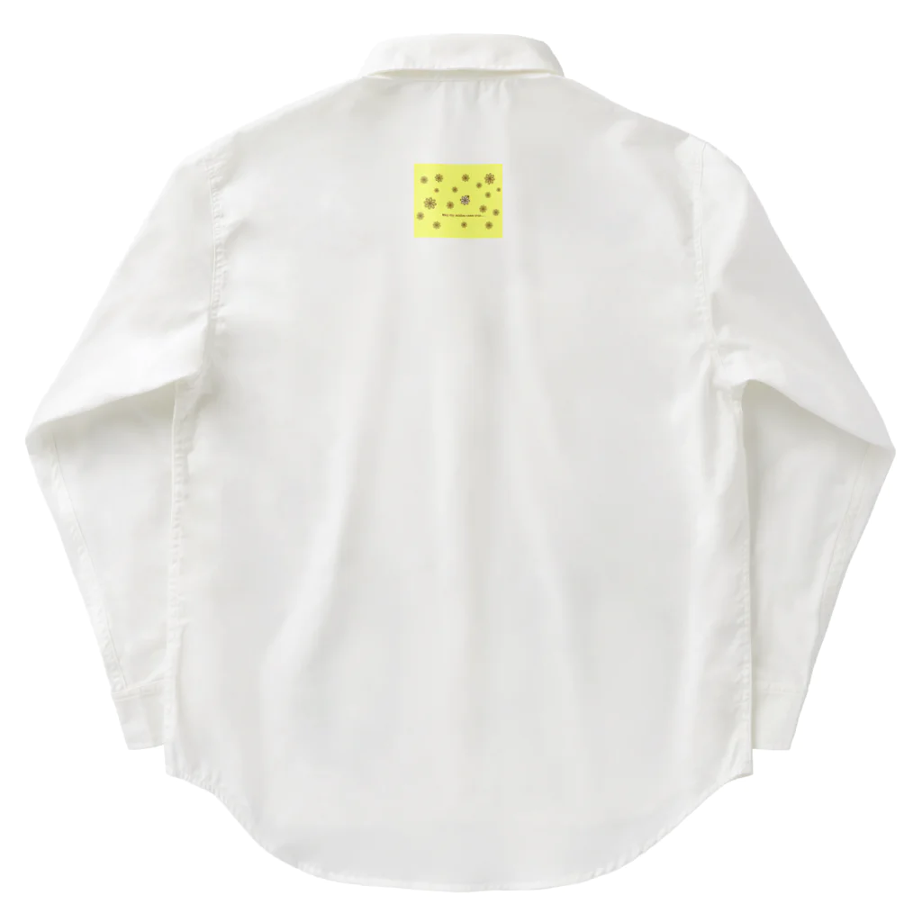 Momonngamonnga zakka の花とテントウムシ Work Shirt