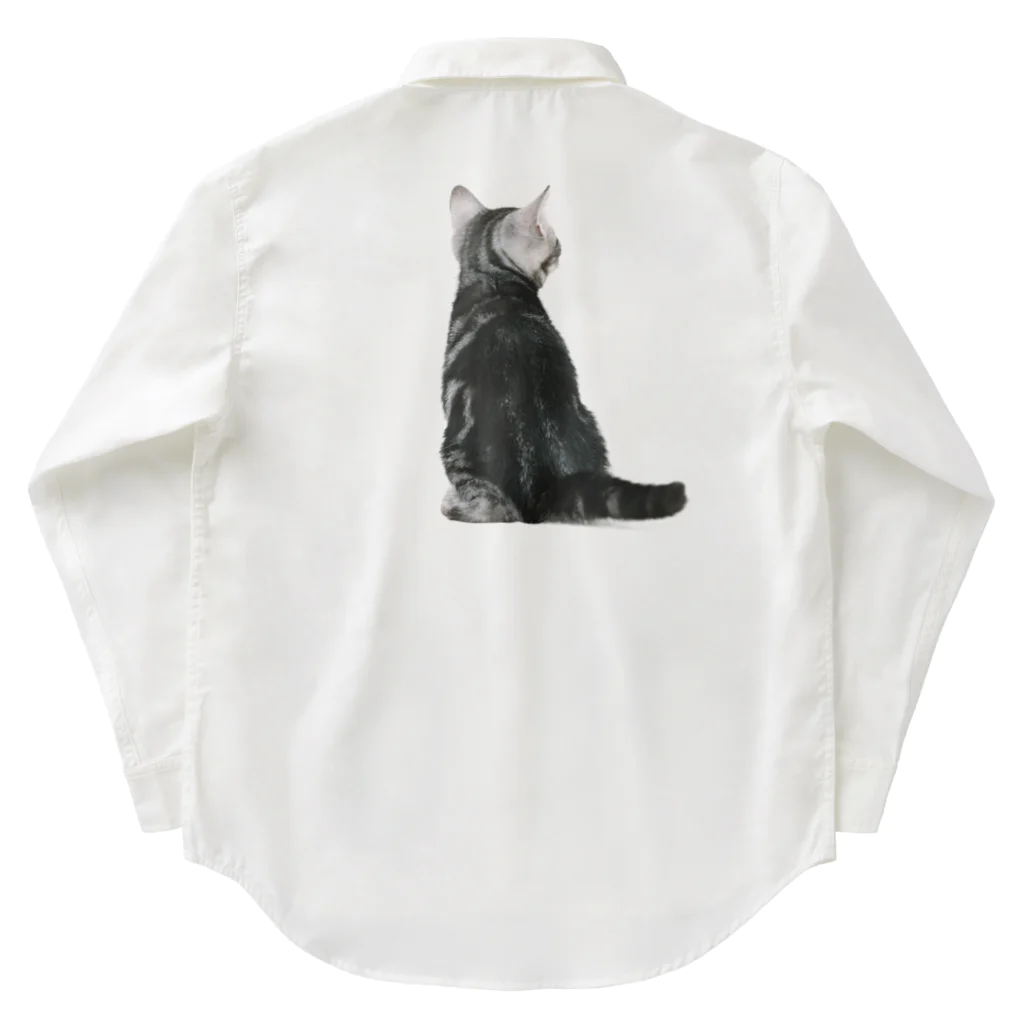 Rubbishの子猫の後ろ姿 Work Shirt