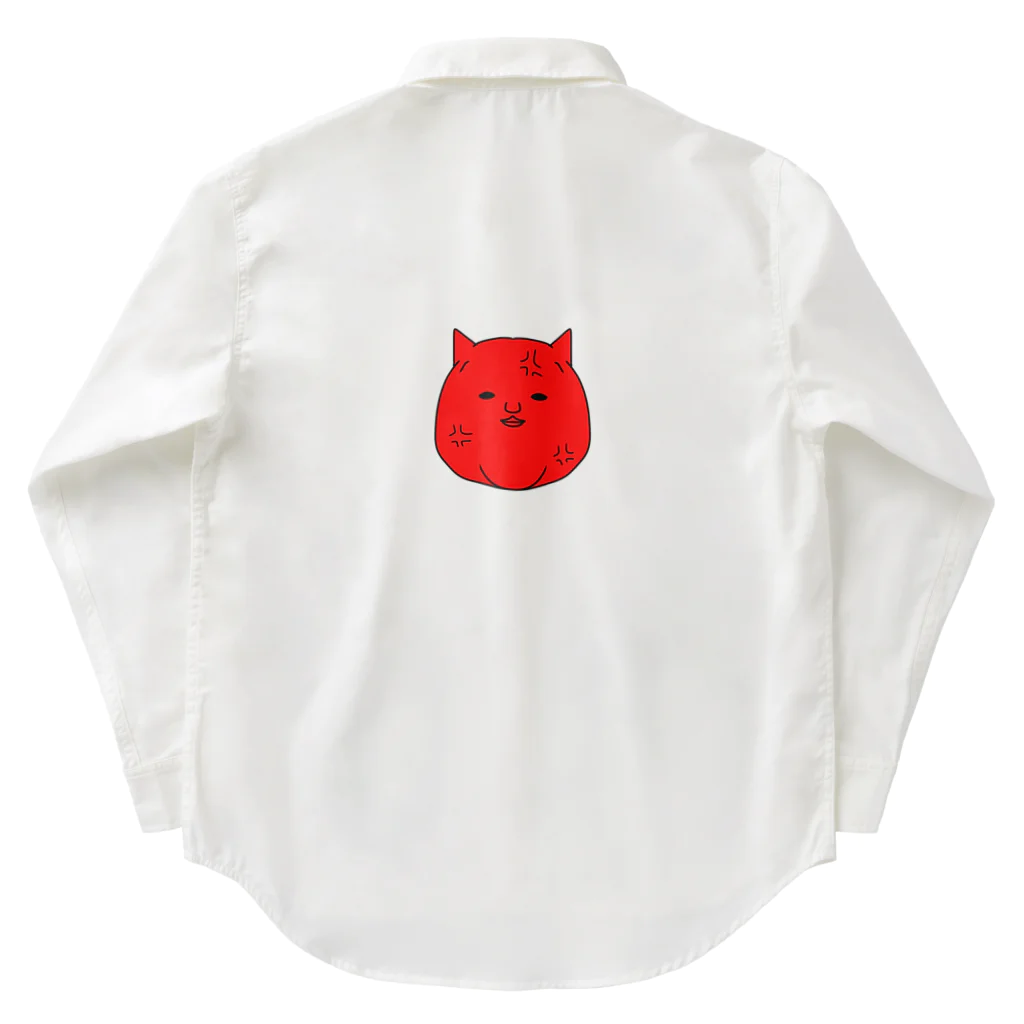 クミナのおこねこ Work Shirt